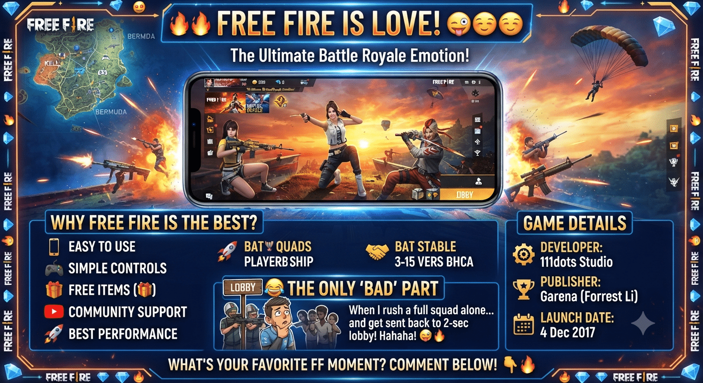Why Free Fire is the Absolute Best! 🔥🎮